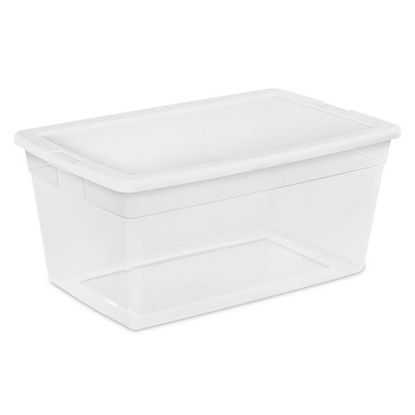 Sterilite 1666 - 90 Qt. Storage Box White 16668004